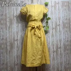 Pulcinella ロングワンピース【F】レディース フレンチスリーブ 派手