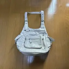 2way リュック　トートバッグ　ベージュ　H型