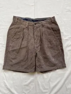 古着 ブルックスブラザーズ コーデュロイ タックショーツ CLARK