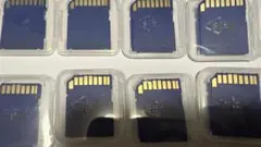 miniSDカード 複数（8枚） 青　4GB
