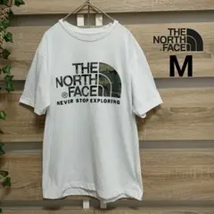 THE NORTH FACE 迷彩半袖Tシャツ Mサイズ ホワイト 美品