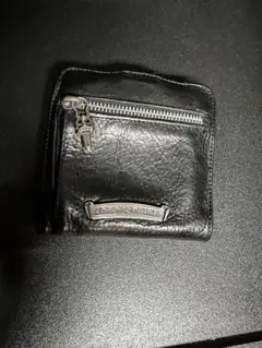 【りーちゃん】クロムハーツ スクエアボタンビル フラップボタン財布 CHROME HEARTS 銀座店 クロムハーツ スクエアボタンビル
