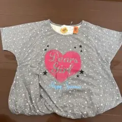 Dears Girl ハート柄Tシャツ 160