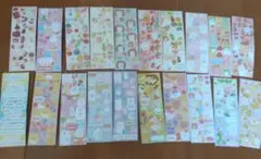 ⑨スイーツ・動物キャラクター ステッカーセット