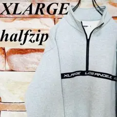 【ストリート古着】エクストララージxlarge ハーフジップスエットトレーナーL