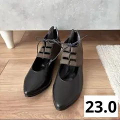 フィズリーン　23.0 おしゃれパンプス　レザーパンプス　23.0㎝　本革　レザ