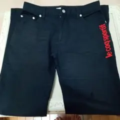 le coq sportif ブラック フレアパンツ