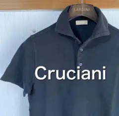 Cruciani クルチアーニ　カノコポロシャツ　ブラック