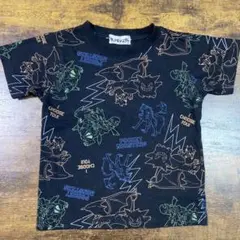 ポケットモンスター　ブラック黒　Tシャツ　110