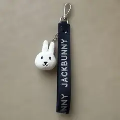 JACKBUNNY ノベルティ　ウサギ型チャーム付きストラップ