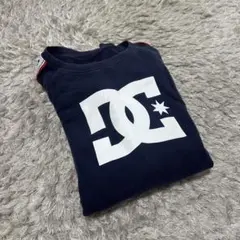 DC ネイビー ロゴ トレーナー