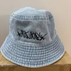 ニューハッタン NEWHATTAN デニム バケットハット ライトブルー S/M