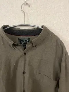 Woolrich 2XL オリーブグリーン 長袖シャツ
