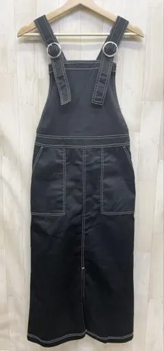 Dickies ディッキーズ ストレッチ ジャンパースカート M ブラック