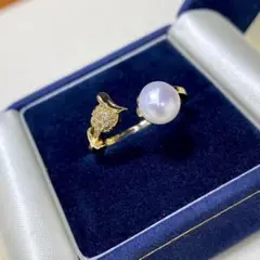 1粒 淡水パール リング 指輪