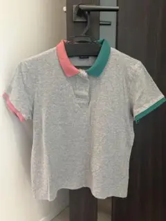 PS Paul Smith ポロシャツ 半袖 グレー ピンク グリーン　M