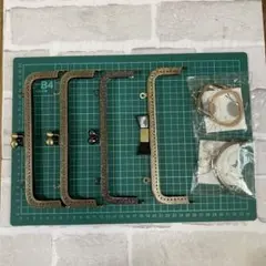 金属製ハンドバッグフレーム　がま口　セット
