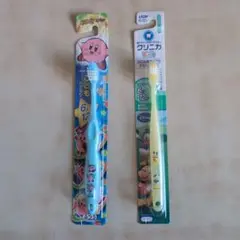 カービィ・ミッキー 歯ブラシ2本 6-12歳用