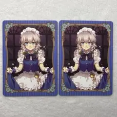 東方Project　十六夜咲夜　4枚セット