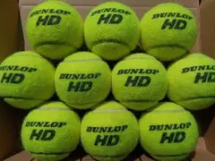 中古硬式テニスボール(DUNLOP HD) 10球