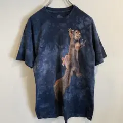 動物グラフィックTシャツ　リス