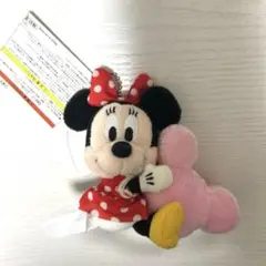 ディズニー　ミニー ぬいぐるみバッジ キーボルダー　スクバjk