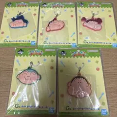 しんちゃん　ラバーマーカーチャーム　ボーちゃん　まさおくん　風間くん　ねねちゃん