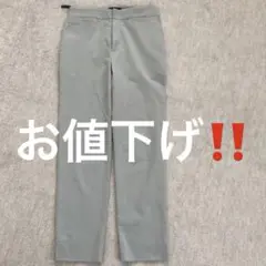 美品❗️TRANS WORK レディース　ブルーグレー　クロップドパンツ　36