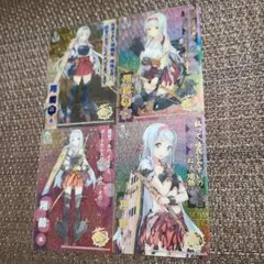翔鶴　４枚セット　クリアカード