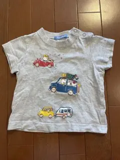 familiar 車イラスト Tシャツ 80