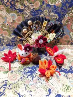 No.858 ちりめん細工 AUTUMN