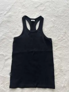 【最終値下げ】【美品】AVIREXアビレックス/バッククロスリブタンクトップ綿S