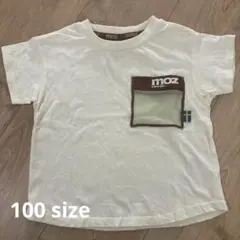 moz ポケット付き Tシャツ 100