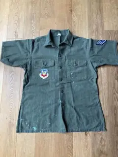 70s アメリカ軍 usarmy ユーティリティシャツ 半袖