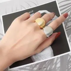 ★新品未使用★ ❤️❤️ゴールド シルバー リング 2点セット シンプル❤️❤️