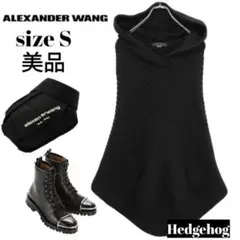 【美品】Alexander Wang アレキサンダーワン ポンチョ ブラック 黒