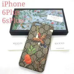 ☆ほぼ新品☆グッチ GG鳥柄 スマホケース(iPhone6Plus/6sPlus