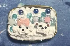 *ホイップデコ可愛いワンちゃんのピルケース*