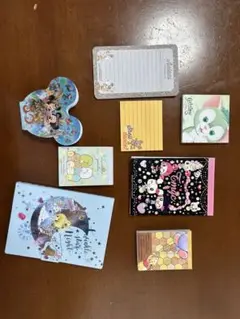 キャラクターメモ用紙セット8種類