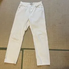 SERGE de bleu ホワイトデニムパンツ