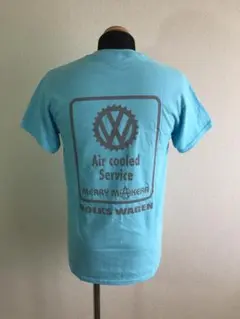 VOLKS WAGEN Tシャツ S パステルブルー 空冷 VW ご当地