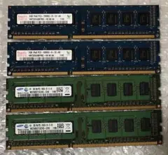 2GB×4枚メモリーパソコン用 ジャンク品