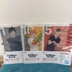 ハイキュー 一番くじ G賞 クリアファイル ラバーチャーム付き