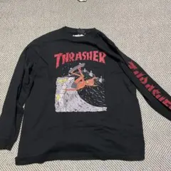 THRASHER ロングスリーブ Tシャツ XL ブラック