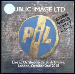 [未使用品 アナログレコード LP盤 2枚組]　PiL　Live 2015