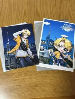 カラフルピーチ　福岡タワー　たっつん　ブロマイド　ポストカード