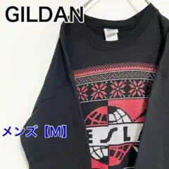 YAR64【US輸入】GILDAN(ギルダン)　スウェット【メンズM】長袖　黒色