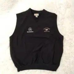 Cutter & Buck ゴルフメンズベスト L黒 Mercedes Benz