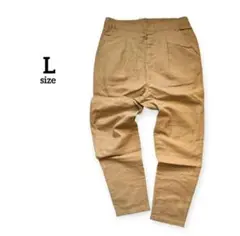 ダブルガーゼ テーパードパンツ コットン100 通気性◎ シンプル