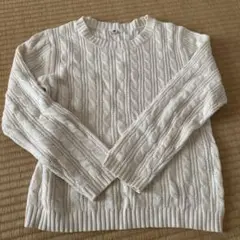 UNIQLO キッズセーター 140cm アイボリー